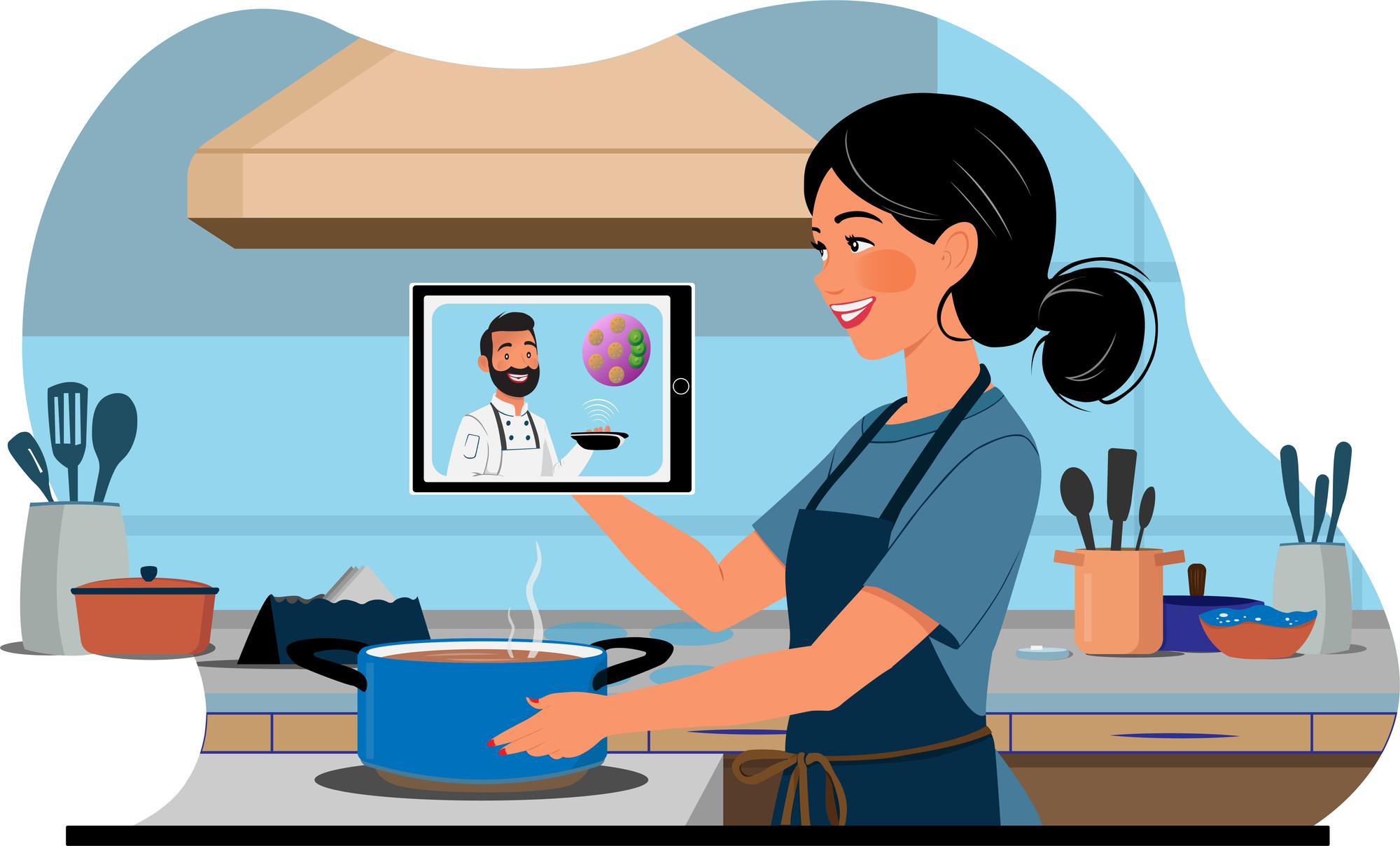 Sessione di consulenza con chef
